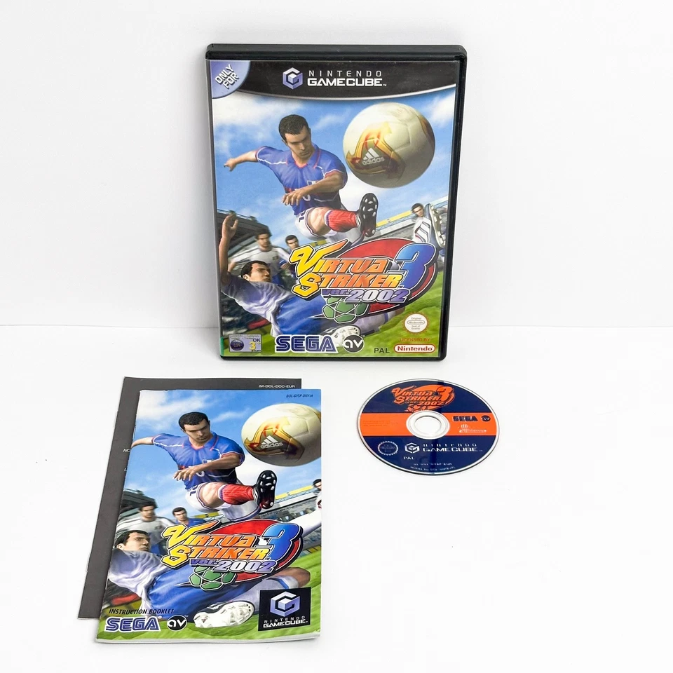 VIRTUA STRIKER 3 VER. 2002 PAL EUR NINTENDO GAMECUBE GC COMPLETO CON MANUALE - Immagine 1 di 4