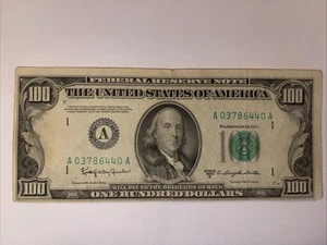 1950 D $100 Dollar Bill - Off Centered Error - Picture 1 of 11