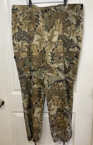 Vintage 90s Liberty Advantage Camo Cargo Hunting Pants 2XL - Picture 1 of 10
