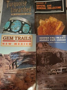 Lot of 4 Gem Trails Books - New Mexico, Desert Gem Trails,Turquoise, Crystal - Picture 1 of 5