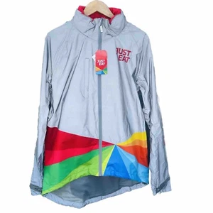 Jacket Reflective Weatherproof Just Eat Large New With Tags - Picture 1 of 9