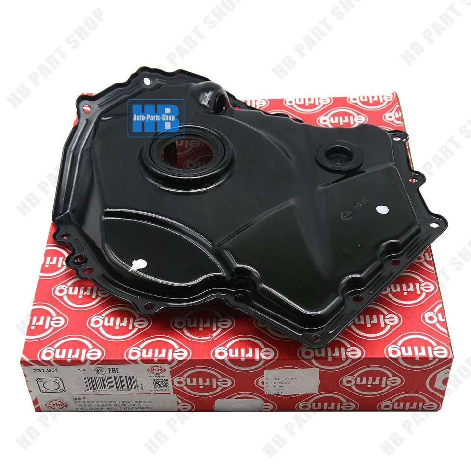 OEM Elring Timing Cover For VW GLi Golf CC AUDI A3 A4 A5 Q5 1.8T 2.0T 06K109210M Foto 1 de 4