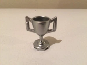 Lego Minifigure Trophy Cup - Metallic Silver - (30mm tall) - Part 89801 - Picture 1 of 6