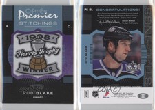 2007-08 O-Pee-Chee Premier Stitchings Variation 25 /25 Rob Blake #PS-BL HOF