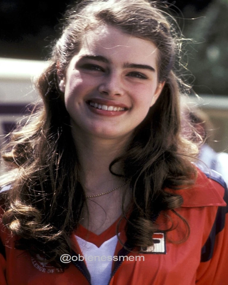 FOTO BRILLANTE 8x10 Brooke Shields impresión fotográfica años 80 80  Foto 1 de 1