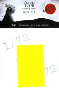 Dead Design 1/72 Specat Jaguar T.2/E Canopy Paint Mask Hasegawa - Bild 1 von 2