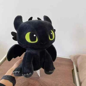 How To Train Your Dragon Toothless Night Fury Soft Plush Doll Toy Kids Gift - Picture 1 of 3