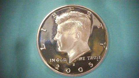 2005 S Silver Proof Kennedy Half Dollar Cover