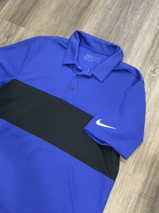 Nike Golf Dri Fit Short Sleeve Size Small Colorblock Standard Fit Men’s Polo - Picture 1 of 6