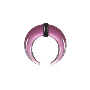 1PCS Pyrex Glass Stretching Kits Pincher Taper Buffalo Tunnels Septum Retainers - Picture 1 of 22