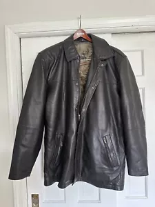 Rochester Leather Fur Biker Jacket - Picture 1 of 9
