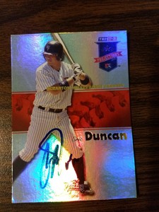 Eric Duncan, NY Yankees, signed autographed 2008 TriStar #175 Projections card