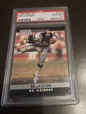 1990 Pro Set #155 Bo Jackson PSA 10 Football Card