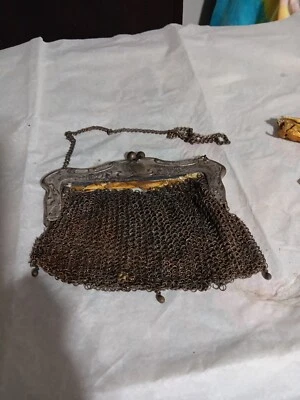 UN MONEDERO ALEMÁN PLATA ERA 1890 Foto 1 de 3