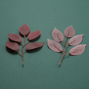 2Colors 6/150PCS Artificial Silk Eucalyptus Branch For DIY Crafts Wreath Decor