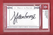2013 LEAF CUT SIGNATURE Jose Contreras SSP PRIDE OF THE PINSTRIPE CARD #d 4 of 9