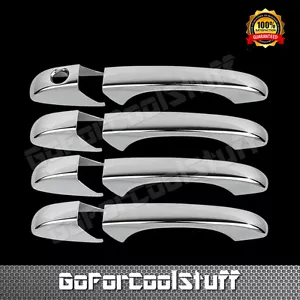 For Dodge Journey 2007 08 09 2010 11 2012 Chrome 4 Door Handle Cover W/O Smart K - Picture 1 of 1