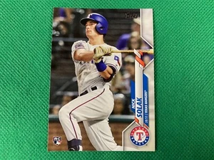 Topps #166 Nick Solak RC 2020 novato Texas Rangers - Imagen 1 de 1