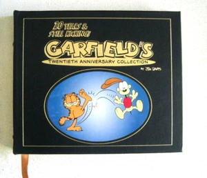 Garfield The Cat Twentieth Anniversary Collection Book Signed Jim Davis #4086 - Picture 1 of 18