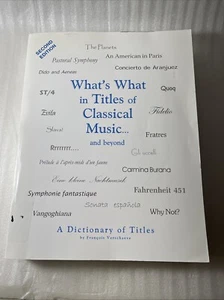 What’s what in titles of classical music & beyond François Verschaeve 2007 2nd E - Picture 1 of 24