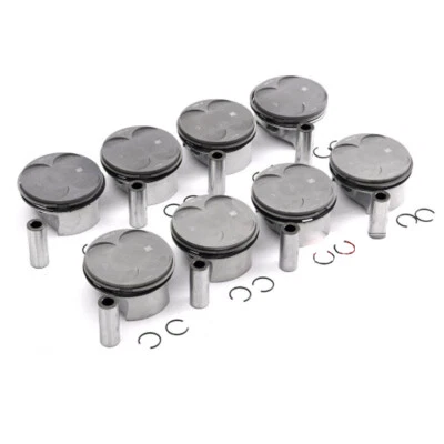 N62B44 Engine Pistons Rings Kit STD Φ92mm For BMW 545i 645Ci X5 E53 E60 E63 4.4L - Image 1 of 2