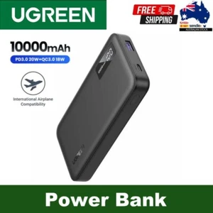 UGREEN 25742 10000mAh PD 20W Two-Way Fast Charging Power Bank USB-C & USB-A - Picture 1 of 16