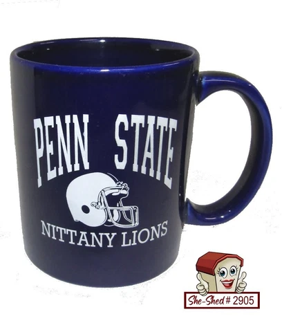 Penn State Nittany Lions Football Facts Navy Blue Coffee Mug  H-2905-GBX13 Cover