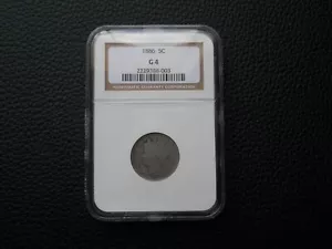 1886 Liberty Head NICKEL NGC G 4 - Picture 1 of 4
