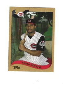 Topps Gold #619 2002 Rubén Mateo/2002 Cincinnati Reds - Imagen 1 de 2