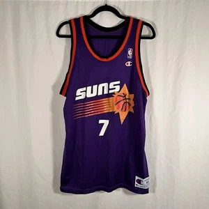 Phenix Suns Jersey Men's 44 Purple Kevin Johnson Champion NBA Sleeveless - Picture 1 of 10