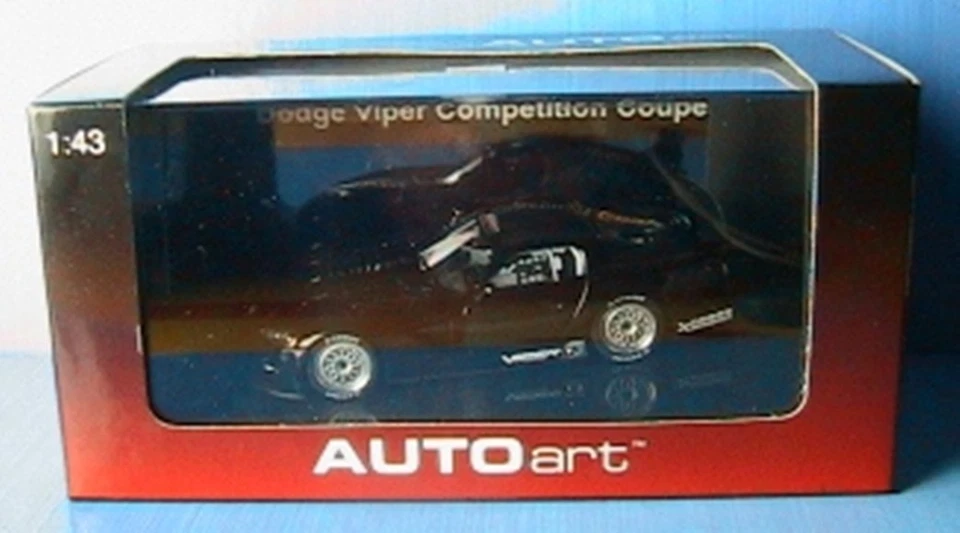 Dodge Viper Competizione Coupé 2004 Plain Body Nera 1/43 AUTOart 60421 Black - Immagine 1 di 1