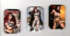 Red Sonja   3 Refrigerator Magnet  2" X 3"  With Rounded Corner
