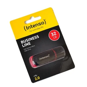 Intenso Business Line 32 GB USB Stick 2.0 Speicherstick 32GB schwarz/rot neu OVP - Bild 1 von 2