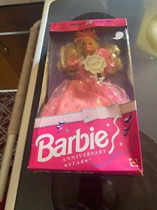 New Walmart 30Th Anniversary Star a Sparkling Pink & Silver 1992 Barbie Doll - Picture 1 of 10