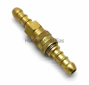 Inline Quick Release Fitting Coupling for 8mm i/d propane/butane gas Hose (49)