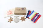 WW2 Navy Medal Group Boxed inc. Atlantic Star Ribbons 