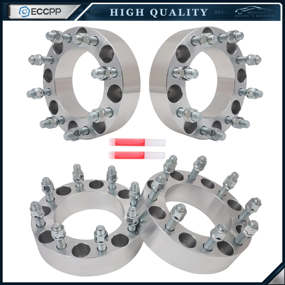 4 Pcs 2" Wheel Spacers 8x170 14x1.5 For Ford F-250 F-350 Super Duty Excursion - Image 1 of 4
