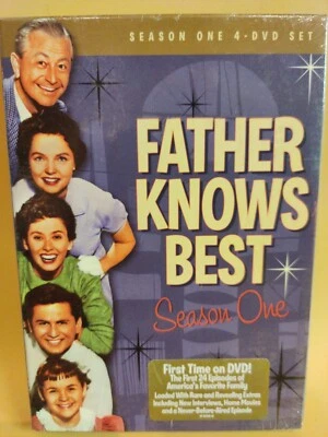 FATHER KNOWS BEST  Season One  4 DVD Box Set   Classic TV Series NEW SEALED Foto 1 de 3