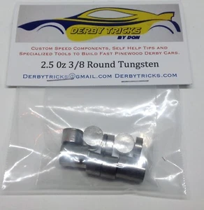 Poids en tungstène pour derby en pin 2,5 oz 11 pièces, lot de 5 tailles 1/16 à 1/2 - Photo 1 sur 7