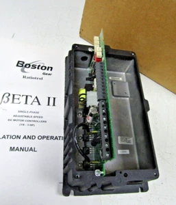 🔥NEU BOSTON GEAR RATIOTROL BETA II RBA2 DC MOTORSTEUERUNG 230V 2 PS - Bild 1 von 14