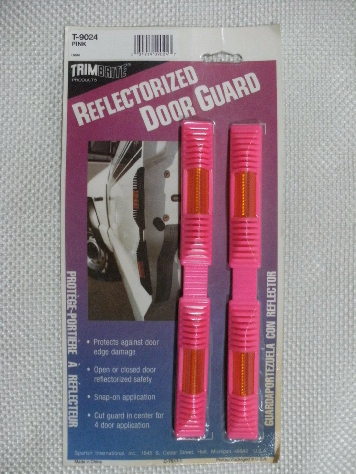Protector de puerta reflectante TRIMBRITE T-9024 rosa cantidad 2 ea. Aplicación Snap-on NUEVO Foto 1 de 1