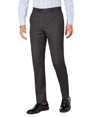 Traje de hombre DKNY ajuste moderno elástico ventana pantalones separados (carbón/azul marino,... Foto 1 de 4