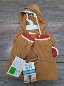 Martha Stewart Pets Dog Gingerbread Man Medium Costume Fashion Apparel  - Picture 1 of 6