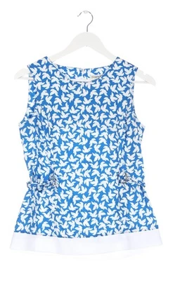 PEOPLE TREE Blusentop Damen Top Gr. DE 38 blau-weiß Casual-Look - Bild 1 von 4