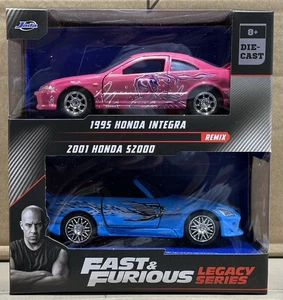 Jada Fast & Furious Legacy Series 1995 Honda Integra & 2001 Honda S2000 1:32 - Picture 1 of 6