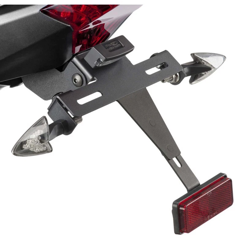 SUPPORT DE PLAQUE D'IMMATRICULATION PUIG POUR YAMAHA MT-07 18-20 NOIR-OFFRE - Photo 1/1