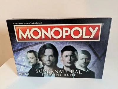 Supernatural Join The Hunt Monopoly Board Game Hasbro - Unused - Sealed Contents - Image 1 of 4