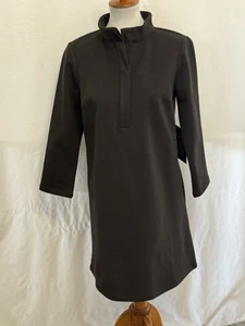 Tuckernuck Avery Dress - Black Size Small Classic City Office Dress Long Sleeve - Picture 1 of 8
