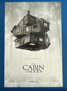 Die Hütte im Wald 2011 Filmplakat mit einem Blatt 27 x 40 doppelseitig - Bild 1 von 6