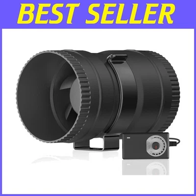 3" Inline Blower Fan 120 CFM with Speed Controller - Image 1 of 4
